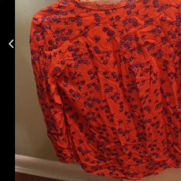 Leylie boutique - size xs- red and blue 100% Rayon - Picture 2 of 4